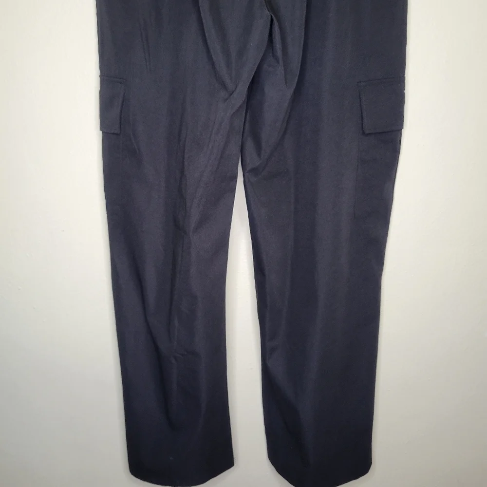 PrettyLittleThing Shape Black Buckle Detail Cargo Wide Leg Pants, Size 14 - Picture 15 of 16